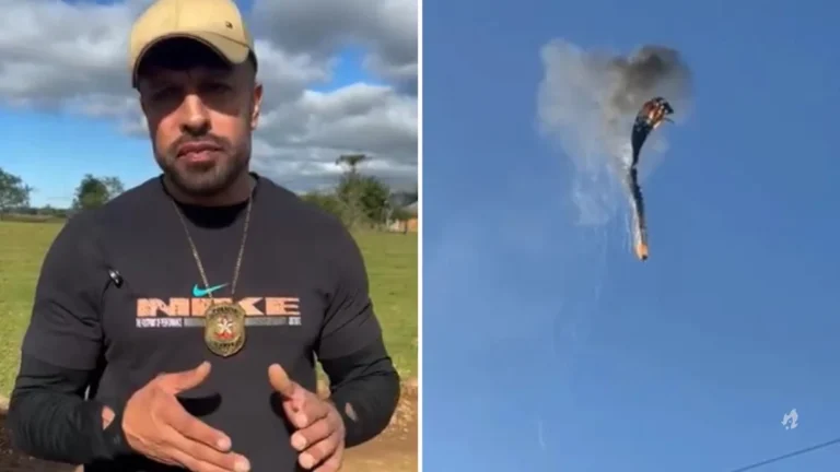 Piloto orientou passageiros a tomarem medida drástica em acidente de balão que caiu em SC