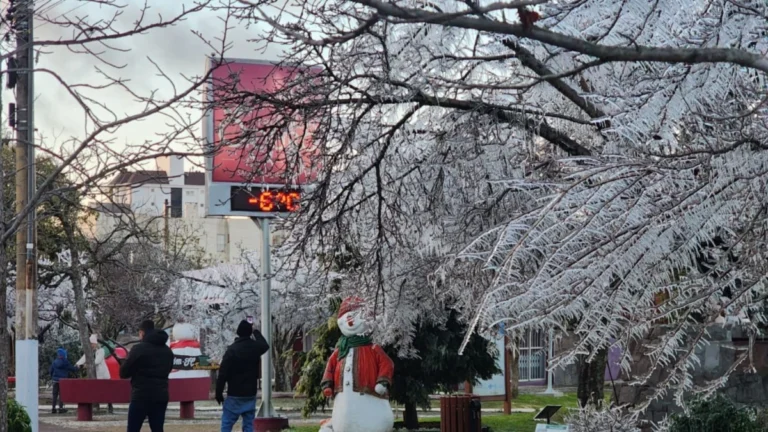 Urupema (SC) registra -8,2°C e tem a menor temperatura do ano no Brasil