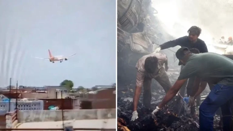 Vídeo: socorristas começam a retiradas de corpos de local da queda de voo da Air India que tinha mais de 240 pessoas a bordo