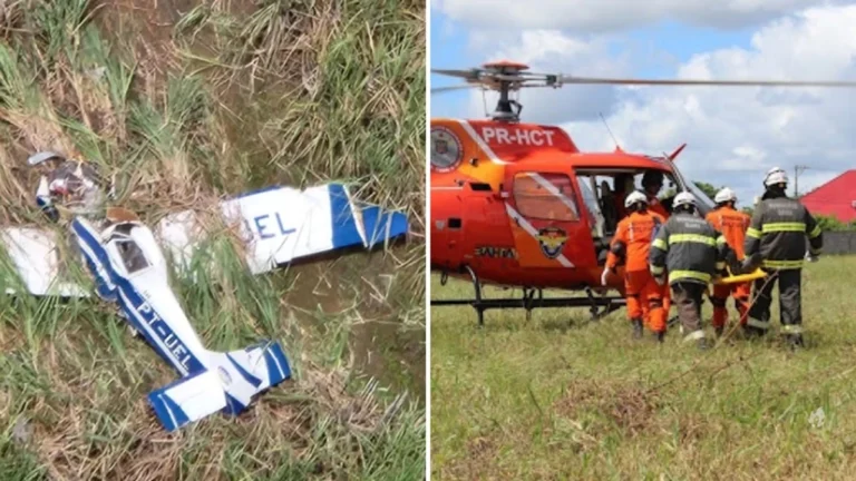 Tragédia: Avião de pequeno porte cai em Sergipe; não há sobreviventes