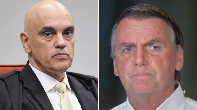 Confira o erro de português que Alexandre de Moraes cometeu ao advertir Bolsonaro