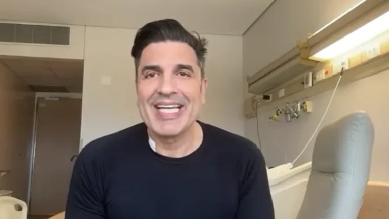 Edu Guedes tem alta da UTI e fala pela 1ª vez após cirurgia de câncer