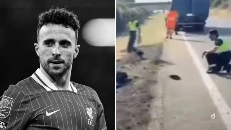 Vídeo mostra como ficou carro de Diogo Jota após grave acidente