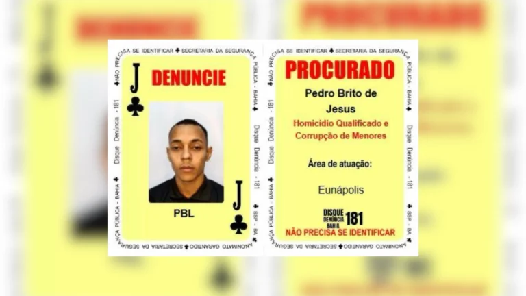 “Valete de Paus” do CV: o novo integrante do “Baralho do Crime” na Bahia
