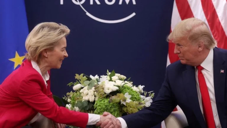Chefe da UE viaja à Escócia para negociar acordo comercial com Trump