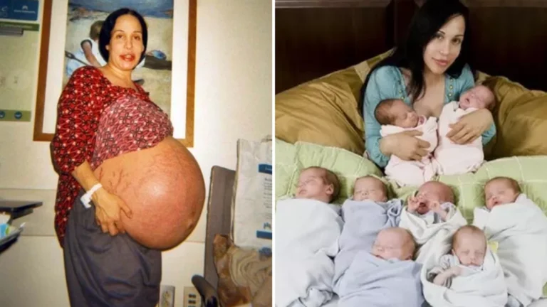 Mãe que deu à luz 8 gêmeos completa 50 anos e compartilha foto com os filhos adolescentes