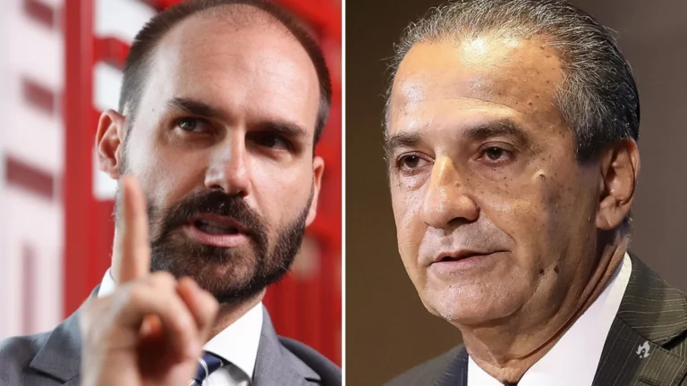 Eduardo Bolsonaro não fica calado e reage após Malafaia ser incluído em inquérito