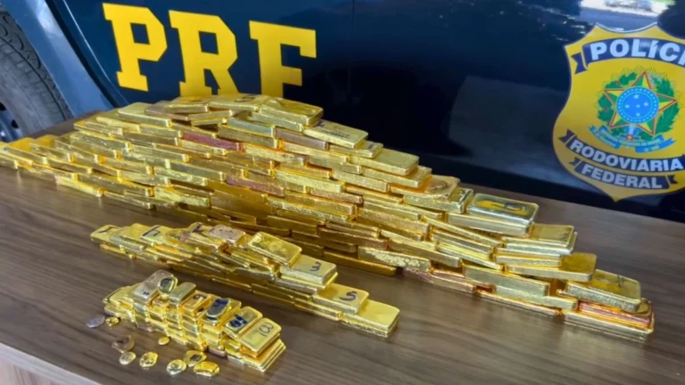 PRF fez duas maiores apreensões de ouro da história em menos de 48 horas