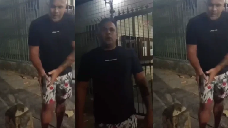 Vídeo: Policial atira em entregador de aplicativo no RJ após discussão