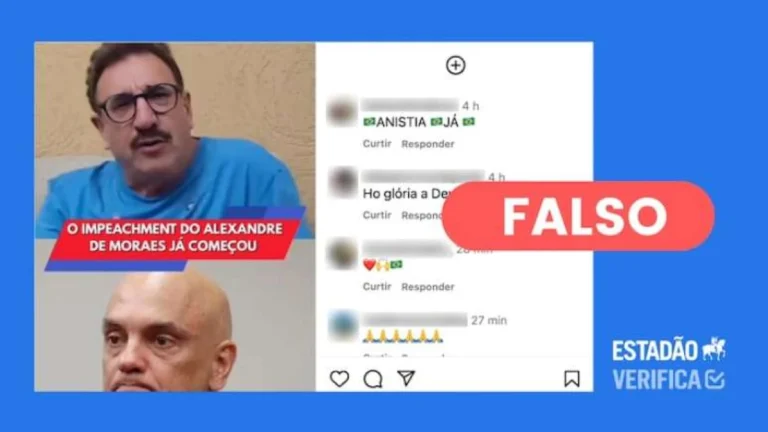 Vídeo de Ratinho é manipulado com IA para falar de impeachment de Alexandre de Moraes
