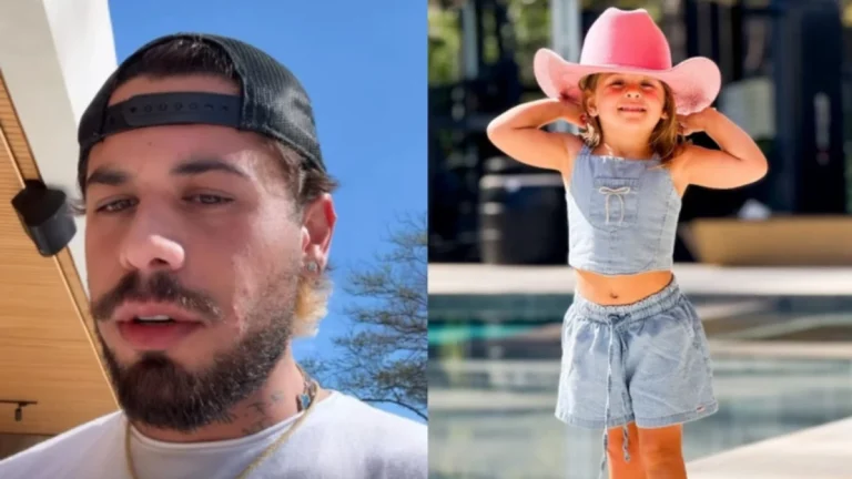 Tá rolando? Zé Felipe posta foto da filha com chapéu igual ao de Ana Castela