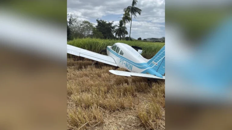 Avião com prefeito de João Pessoa faz pouso de emergência na Paraíba