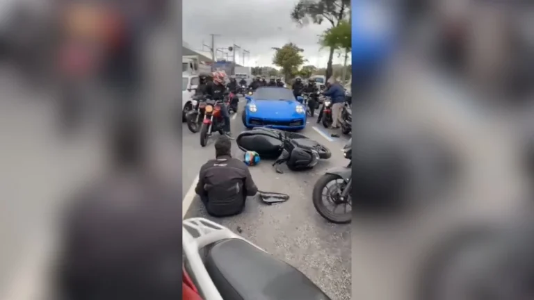 Influenciador MK Bernardino atropela motociclista e tenta fugir em SP