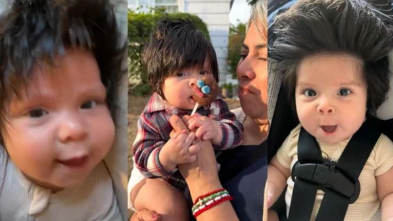 Bebê cabeludo do Oregon viraliza nas redes sociais: Imagine daqui a um ano