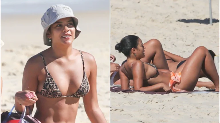 Bella Campos renova bronze em praia no Rio de Janeiro; veja