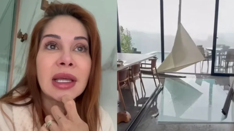 Maíra Cardi chora ao relatar susto em casa na reta final da gravidez