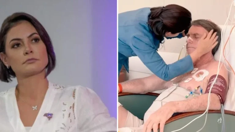 Essa foi a atitude de Michelle após Bolsonaro entrar em crise e precisar de socorro médico às pressas