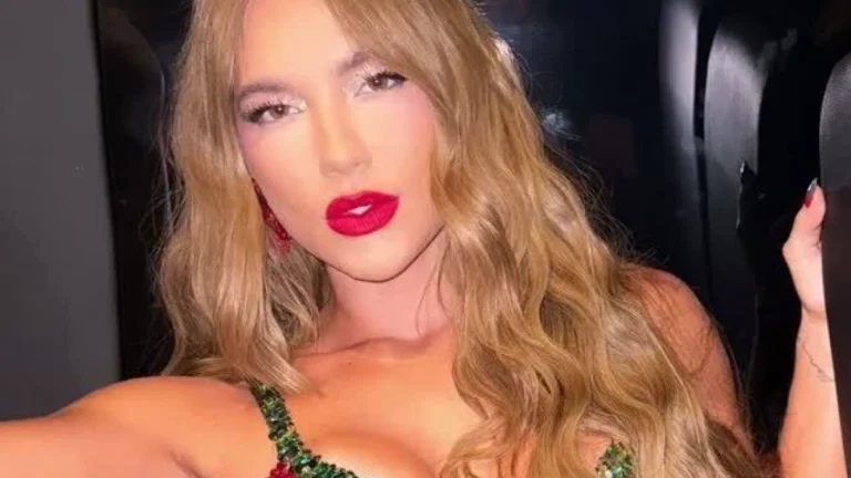 Virginia mostra perrengue em look para coroação de rainha da Grande Rio