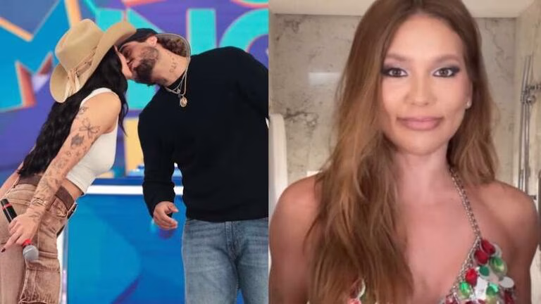 Climão? Web não perdoa beijo de Zé Felipe e Ana Castela no SBT: Onde Virginia trabalha