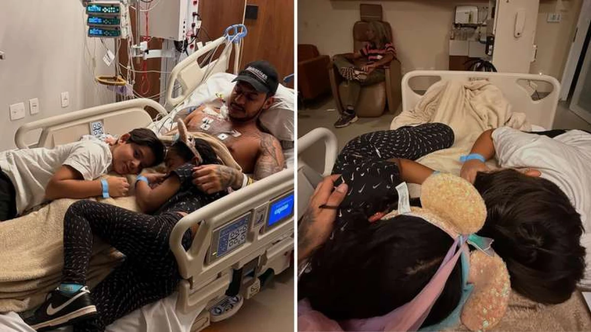 » Rapper Hungria posta foto com os filhos durante internação por ...