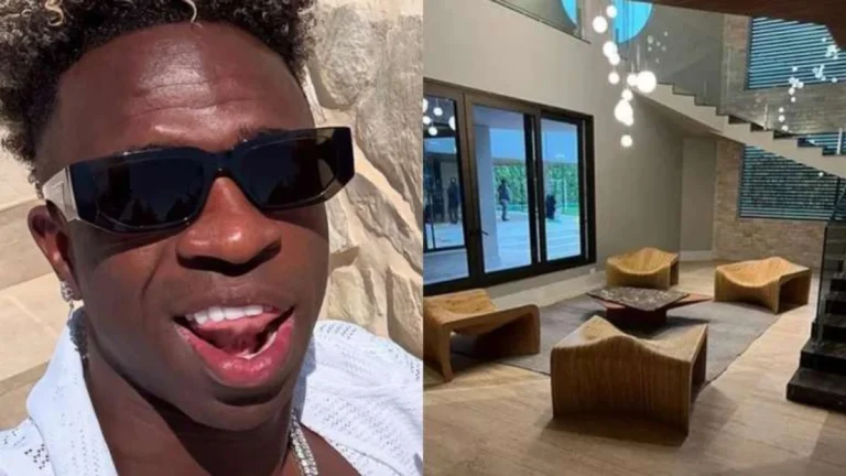 PERIGO! Mansão de Vini Jr pega fogo e parte da casa fica destruída; saiba