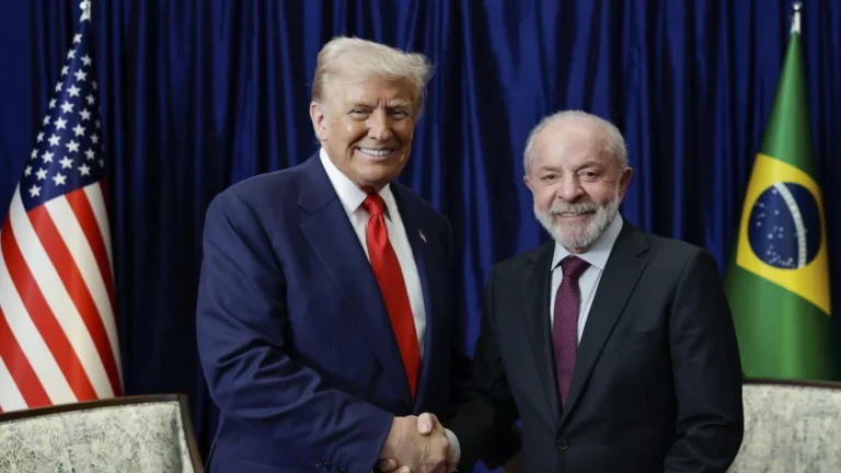 Trump deseja feliz aniversário a Lula e diz que tiveram “boa reunião”