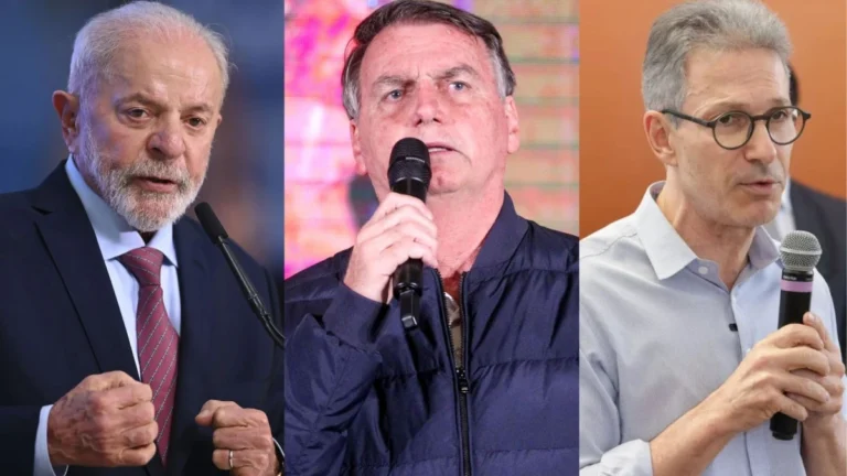 Pesquisa: em MG, Lula empata com Bolsonaro e supera Zema no 1º turno