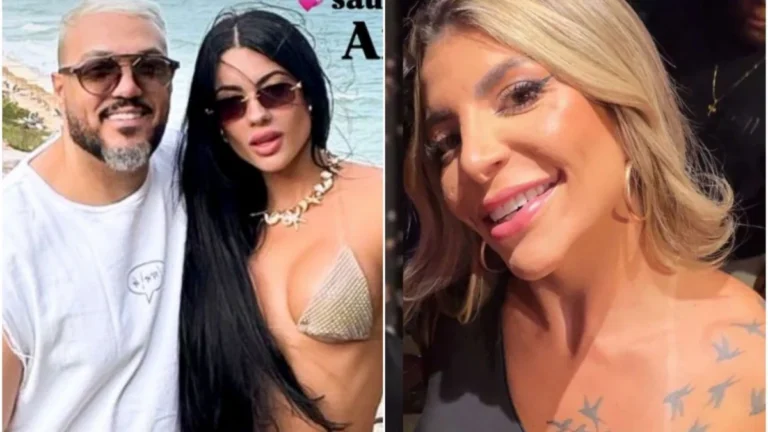 Belo faz declaração à namorada após deixar show com loira