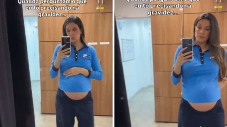 Grávida, narradora da Globo passa perrengue com uniforme esportivo: Não está fácil