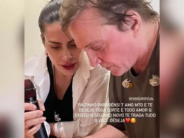 Cleo Pires manda recado amoroso no aniversário de Fábio Jr: Te amo muito