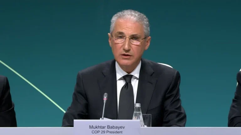 Babayev: “Devemos testar a força do Acordo de Paris”