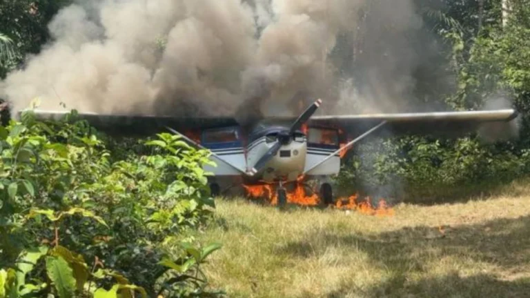 Piloto foge após avião em atitude suspeita ser interceptado pela FAB em RR