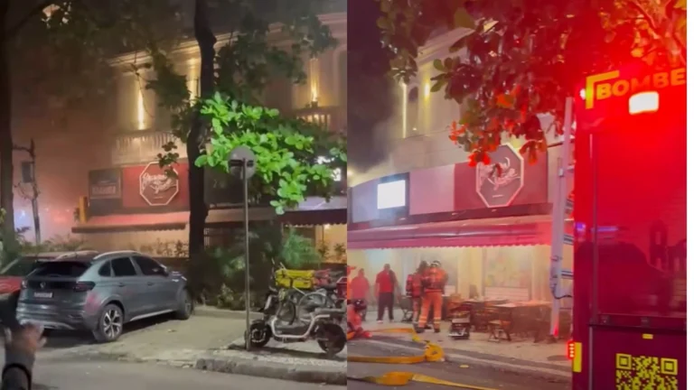 Bombeiros controlam princípio de incêndio no Braseiro da Gávea (RJ)