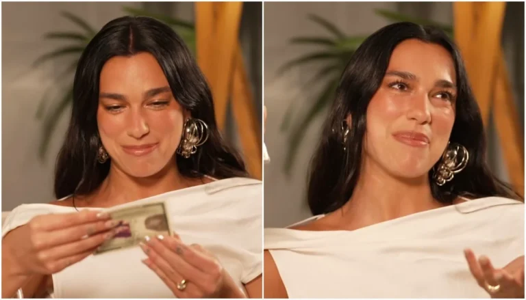 Dua Lipa ganha RG de Luciano Huck após aventuras pelo Brasil
