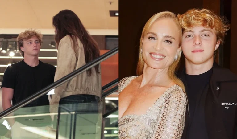 Filho de Angélica e Luciano Huck, Benício é flagrado com nova namorada em shopping de luxo. Fotos!