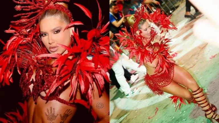 Virginia ignora críticas após estrear como Rainha de Bateria