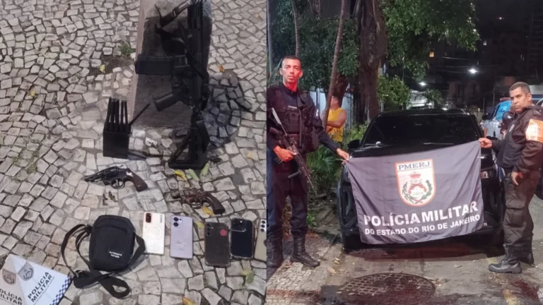 Perseguição termina com cinco presos e um morto na zona Sul do Rio