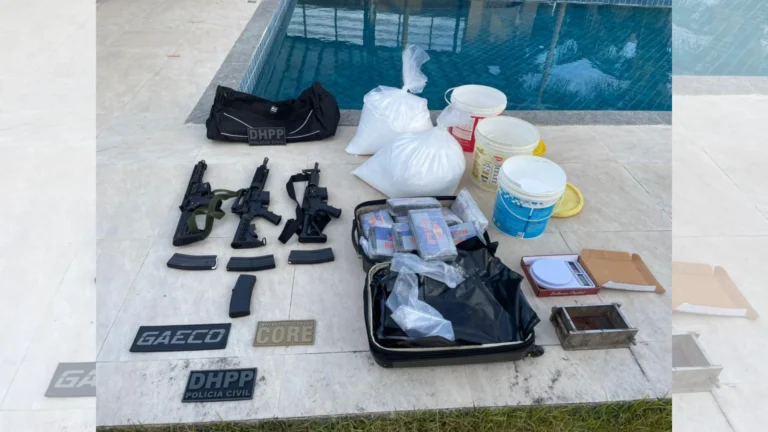 Liderança criminosa é presa em SP e depósito de armas é desarticulado na BA
