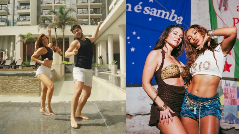 Álvaro reproduz dança viral de Paolla Oliveira; veja reação da atriz