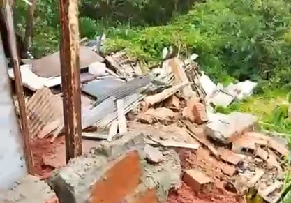 Morador morre após deslizamento provocado por temporal em Campos do Jordão