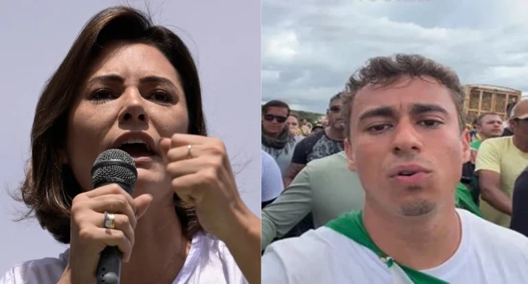 Michelle Bolsonaro quebra protocolo e se manifesta sobre caminhada de Nikolas Ferreira: “Menino”
