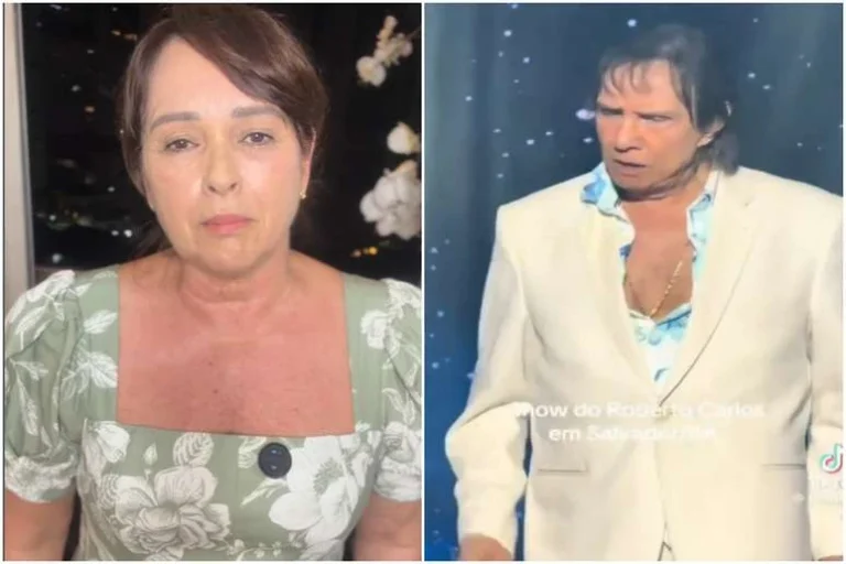 Ex-mulher de Roberto Carlos, Myrian Rios defende o cantor após ataques