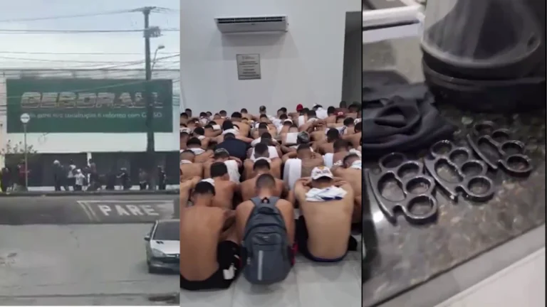 Brigas entre torcidas de Fortaleza x Ceará resultam em mais de 350 detidos
