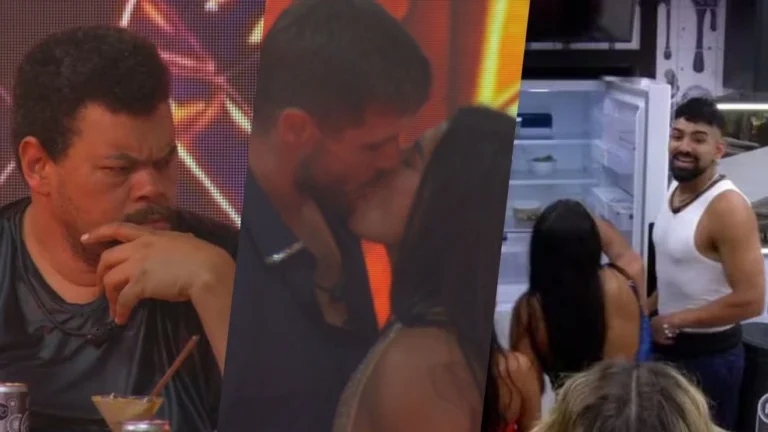 Resumo do BBB 26 hoje: madrugada de Festa tem beijo na boca, visita de Dilsinho e sister mal-humorada