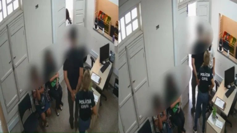 Vídeo: Homem é preso após perseguir ex-companheira até delegacia no ES