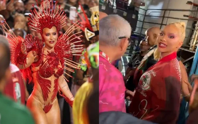 Vídeo: Virginia Fonseca deixa desfile sob gritos e vaias do público