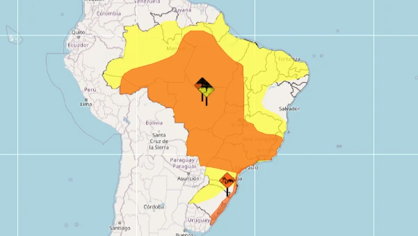 Inmet emite alerta de perigo para temporais em todo o país