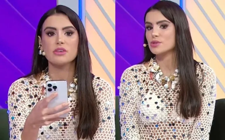 Gaby Cabrini desmaia ao vivo no Fofocalizando, do SBT, e motivo é revelado