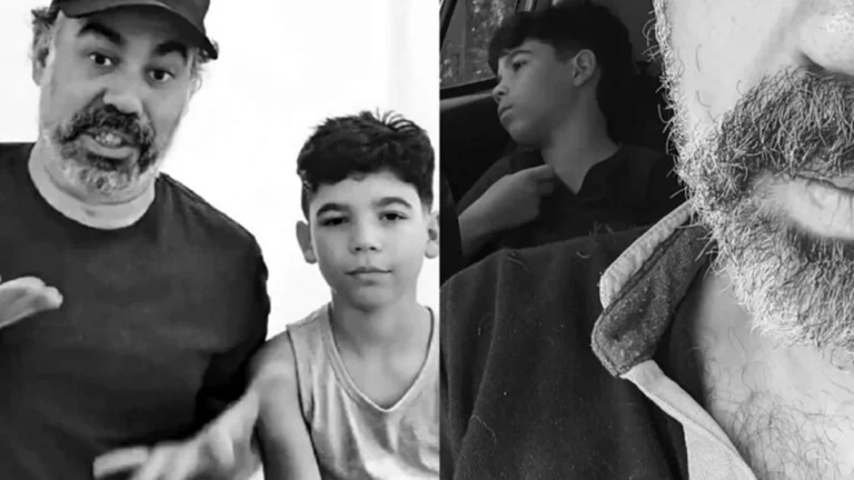 Em lágrimas, humorista expõe dor após morte do filho 9 anos e emociona seguidores