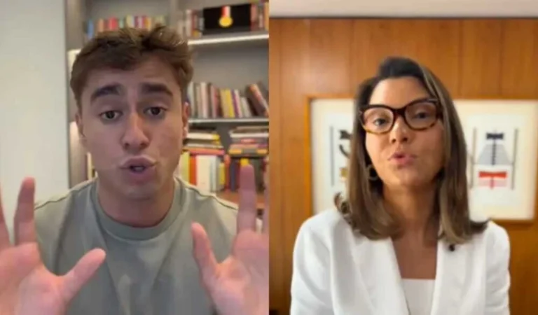 Vídeo de Janja bate 875 mil views, mas resposta de Nikolas ultrapassa 21 milhões